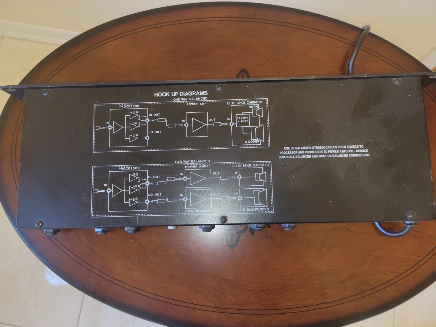 Elite P350/601EX Professional Balanced Sound Processing System - photo 4