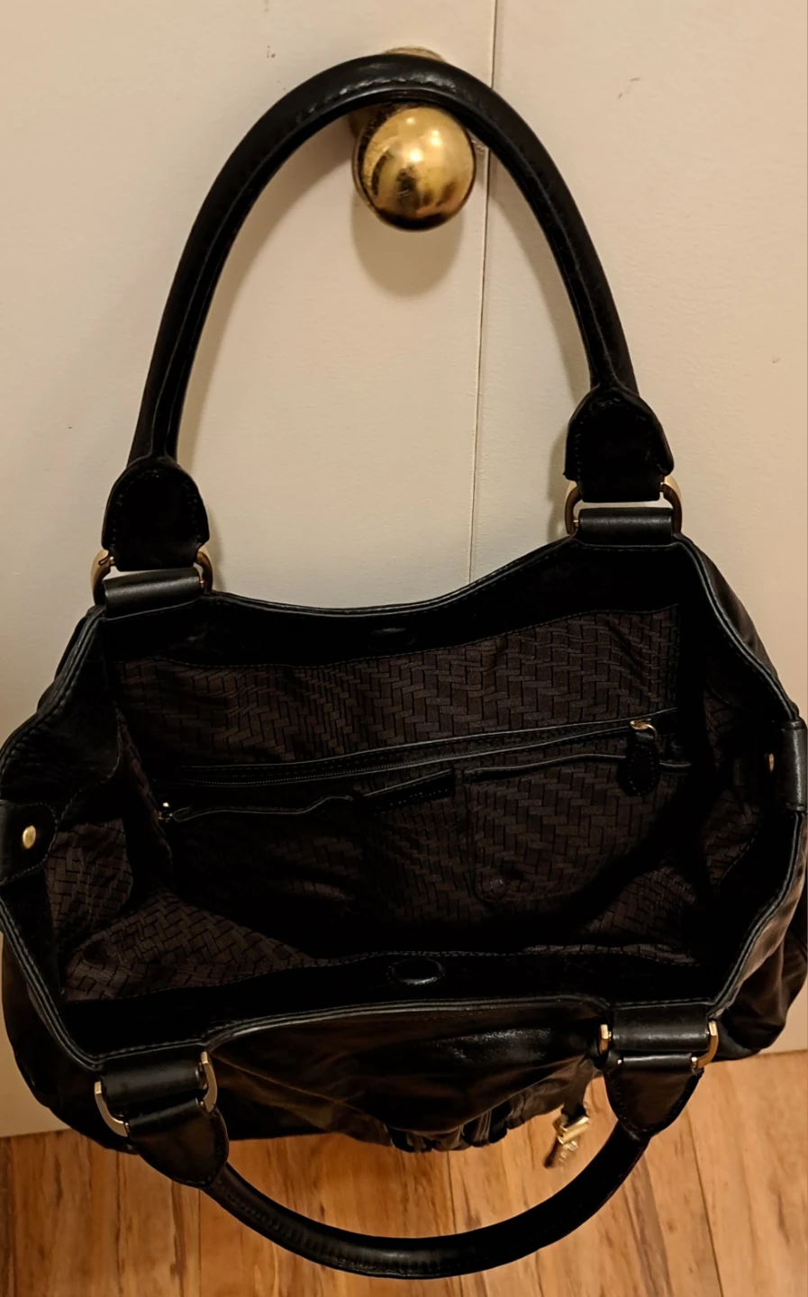 Cole Haan Black Leather Tote Bag - photo 3