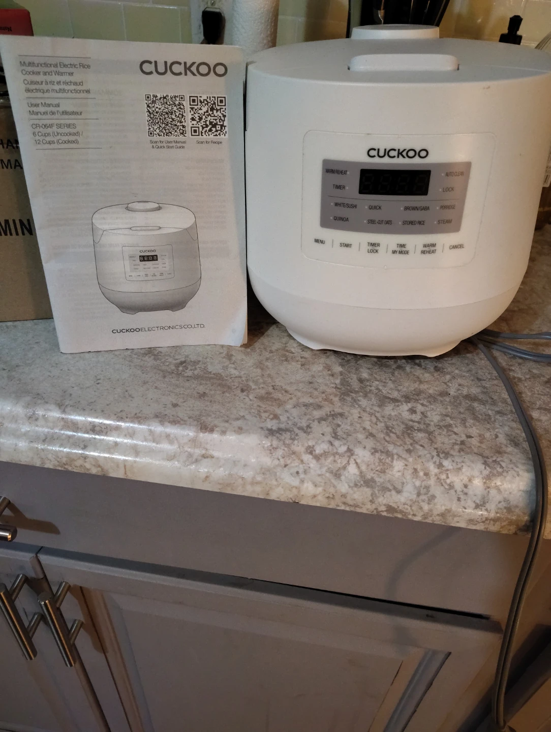 Cuckoo CR-064F Series 6-Cup Electric Rice Cooker