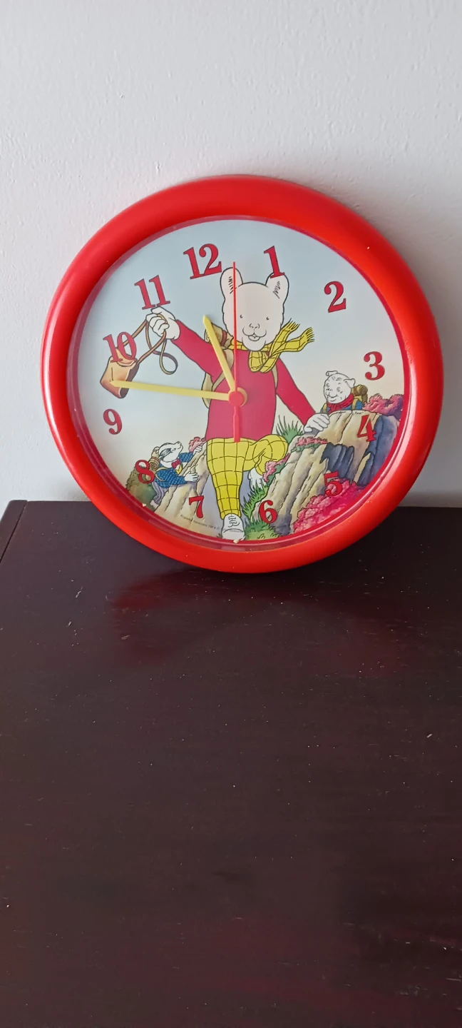 Rupert Bear Wall Clock