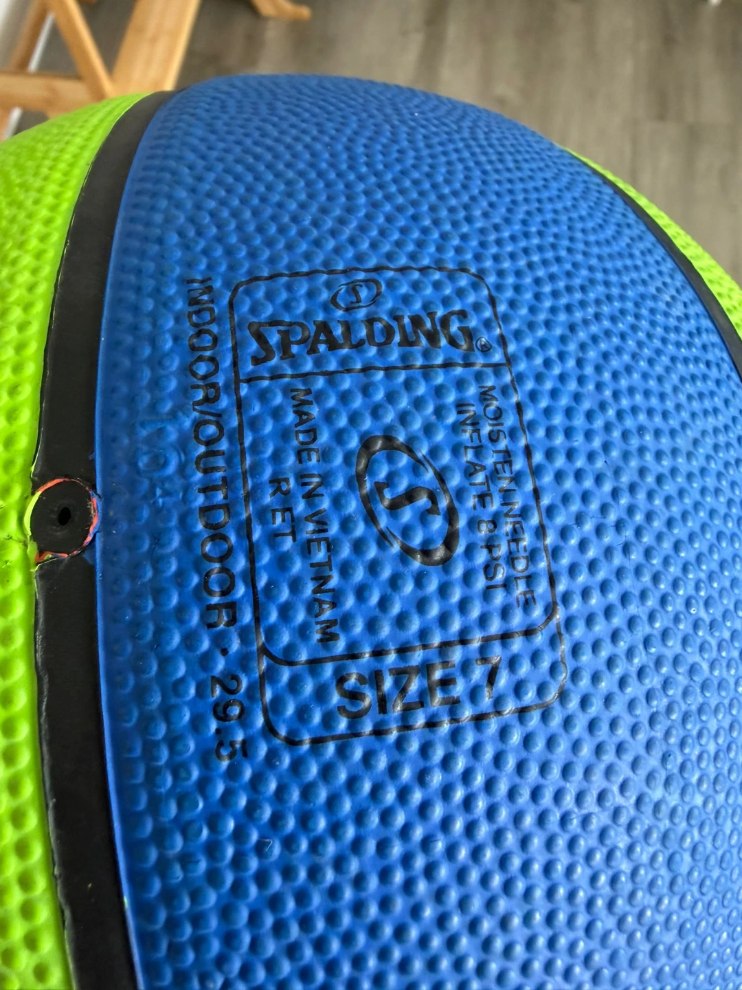 Spalding Varsity Basketball  with Freebies (Paddles and Pump) - photo 2