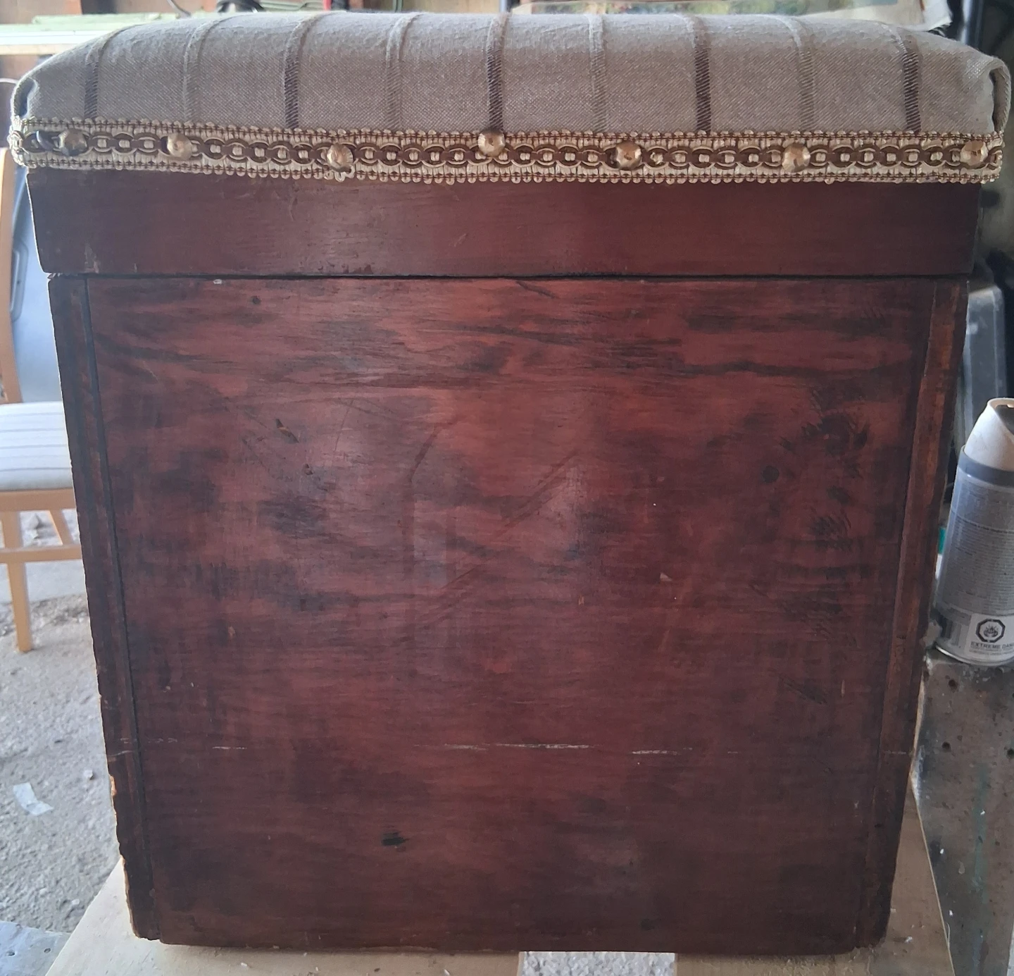 Wooden Storage Ottoman - photo 4