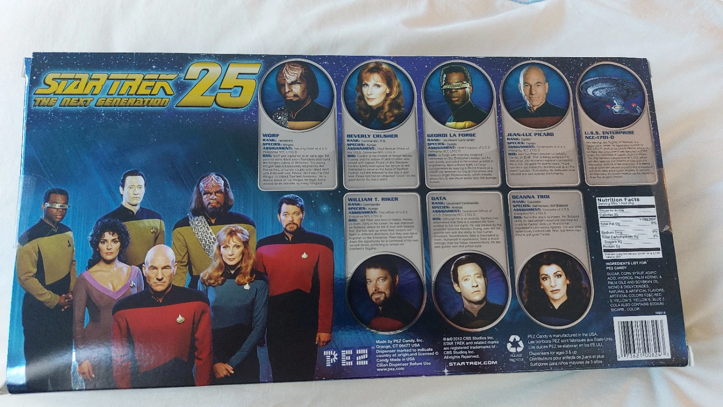 Star Trek: The Next Generation  PEZ Collector's Series - photo 2