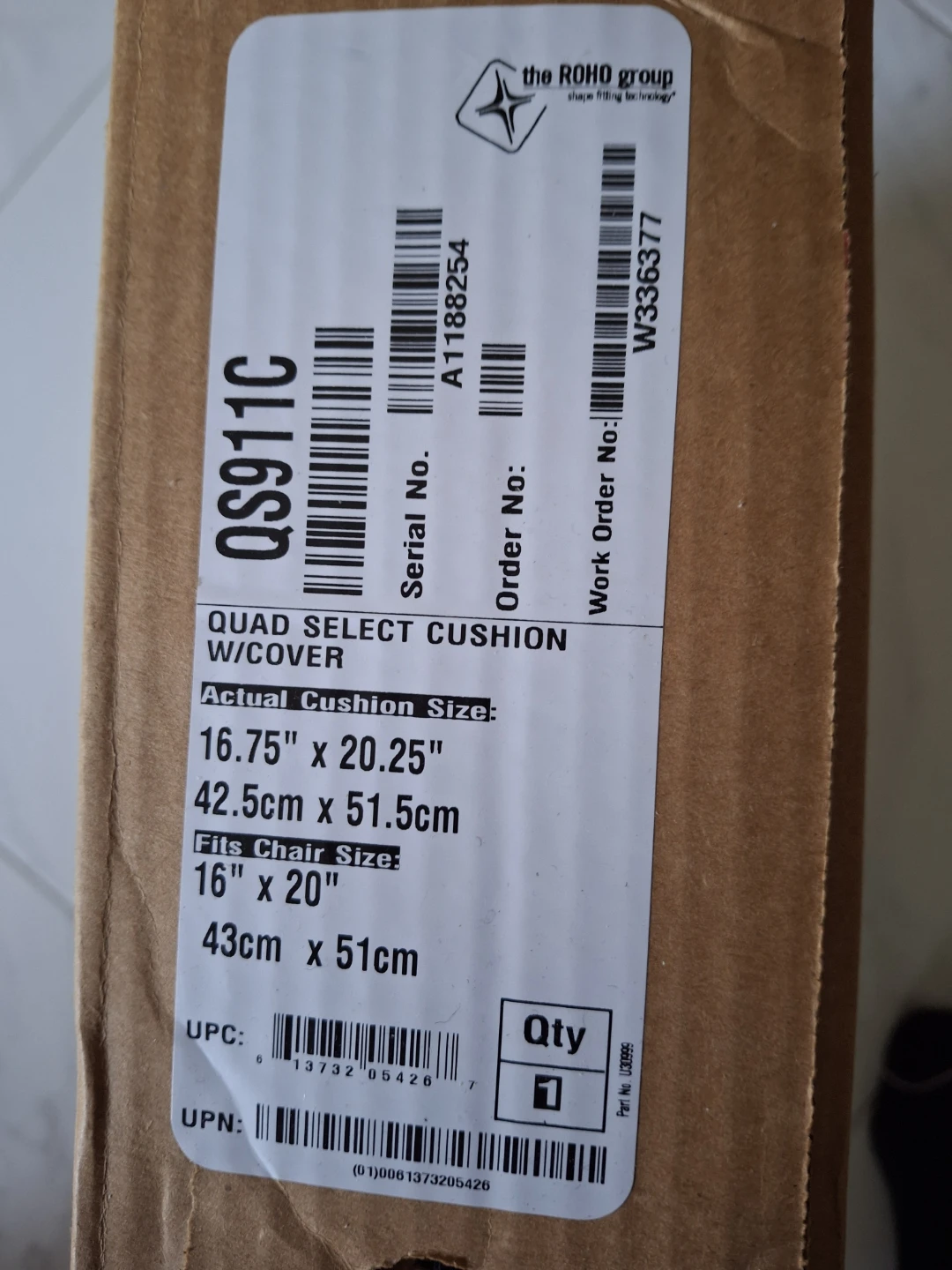 Roho Group Quad Select Cushion W/Cover - photo 3