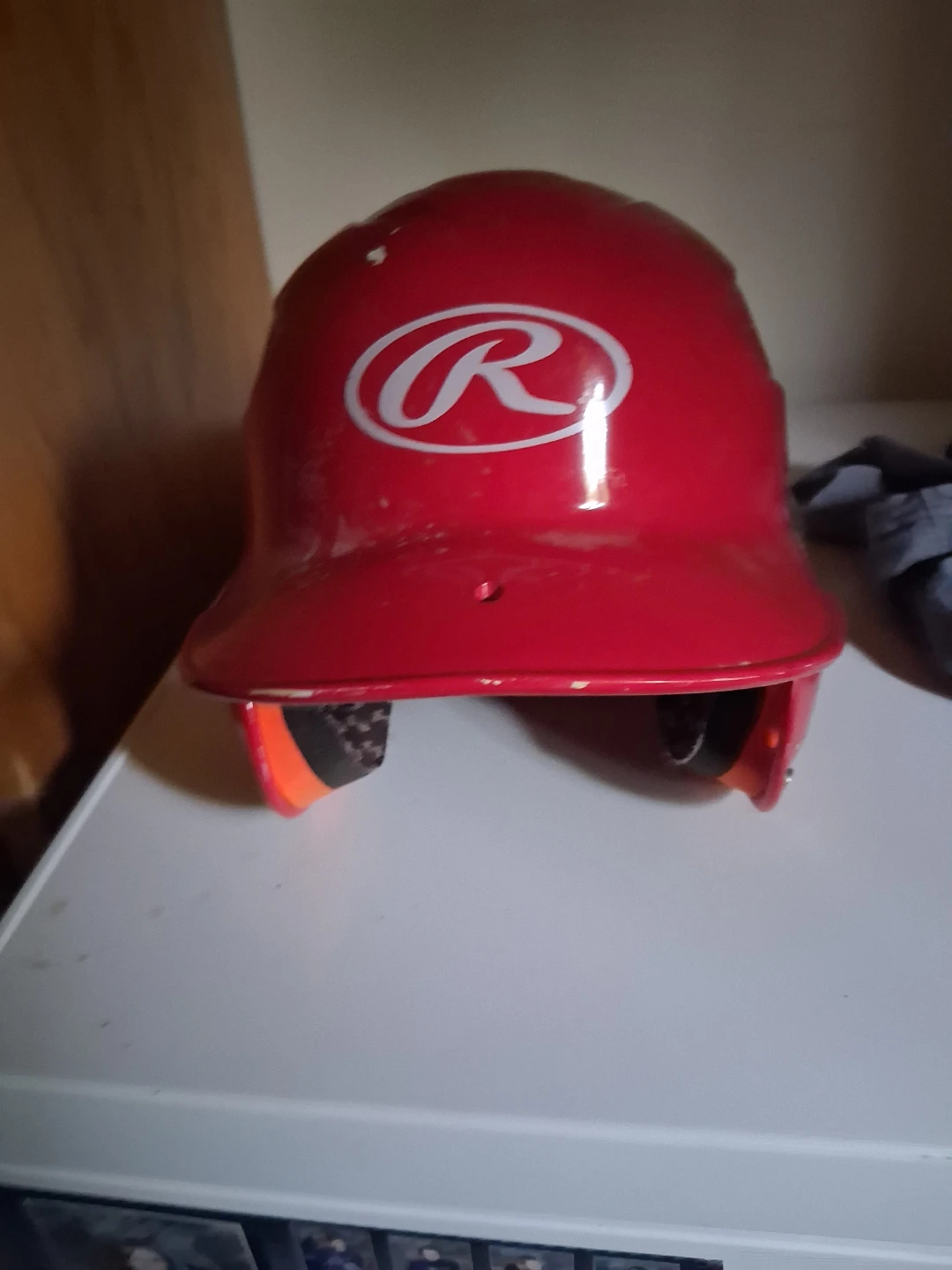 Rawlings Red Baseball Batting Helmet