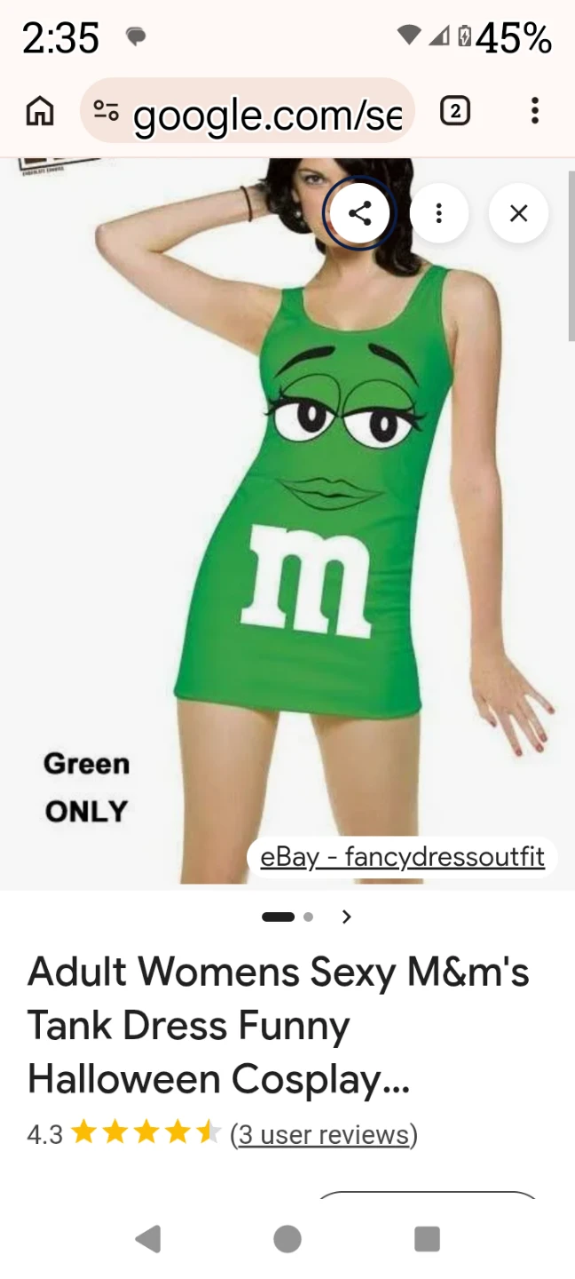 M&M's Green Tank Dress