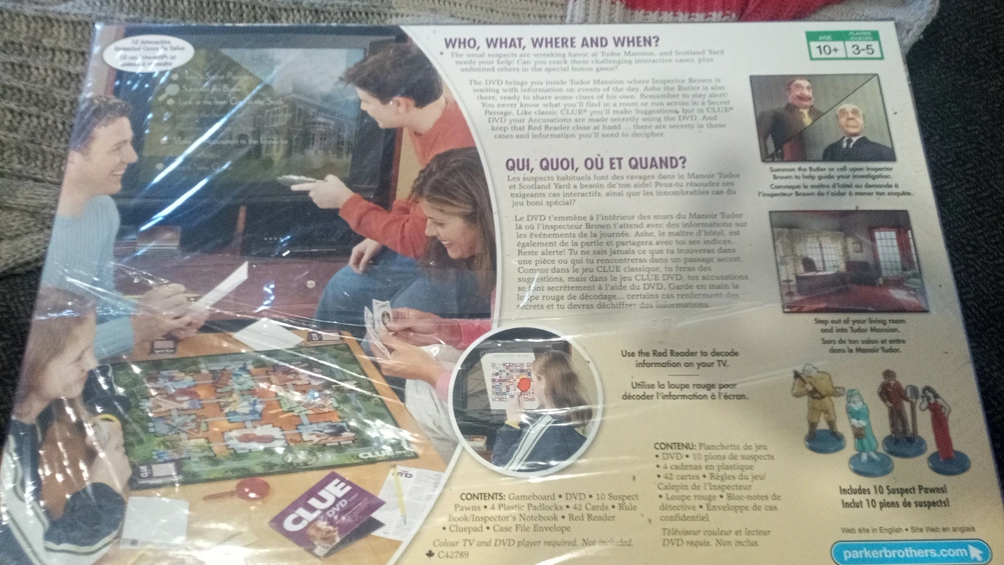 Clue DVD Game Parker Brothers (NIB) - photo 2