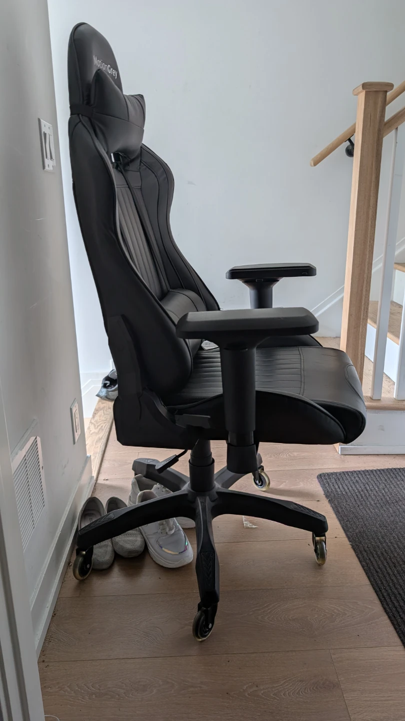 MotionGrey Black Gaming Chair
