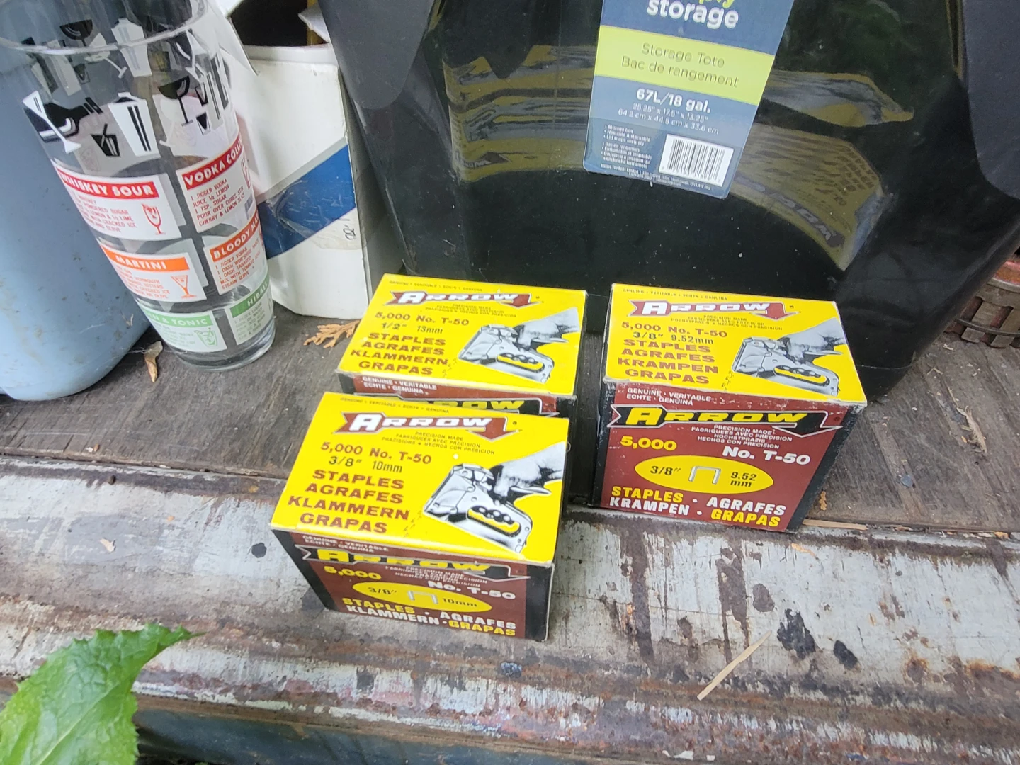 3 box of 5000 Arrow T-50 Staples 1/2" and 3/8"