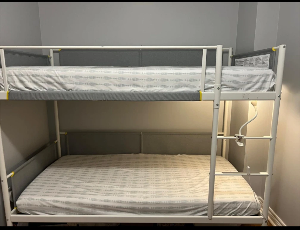 IKEA twin Bed Frame - White- moving sale - photo 2