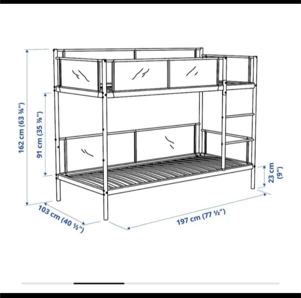 IKEA twin Bed Frame - White- moving sale - photo 3
