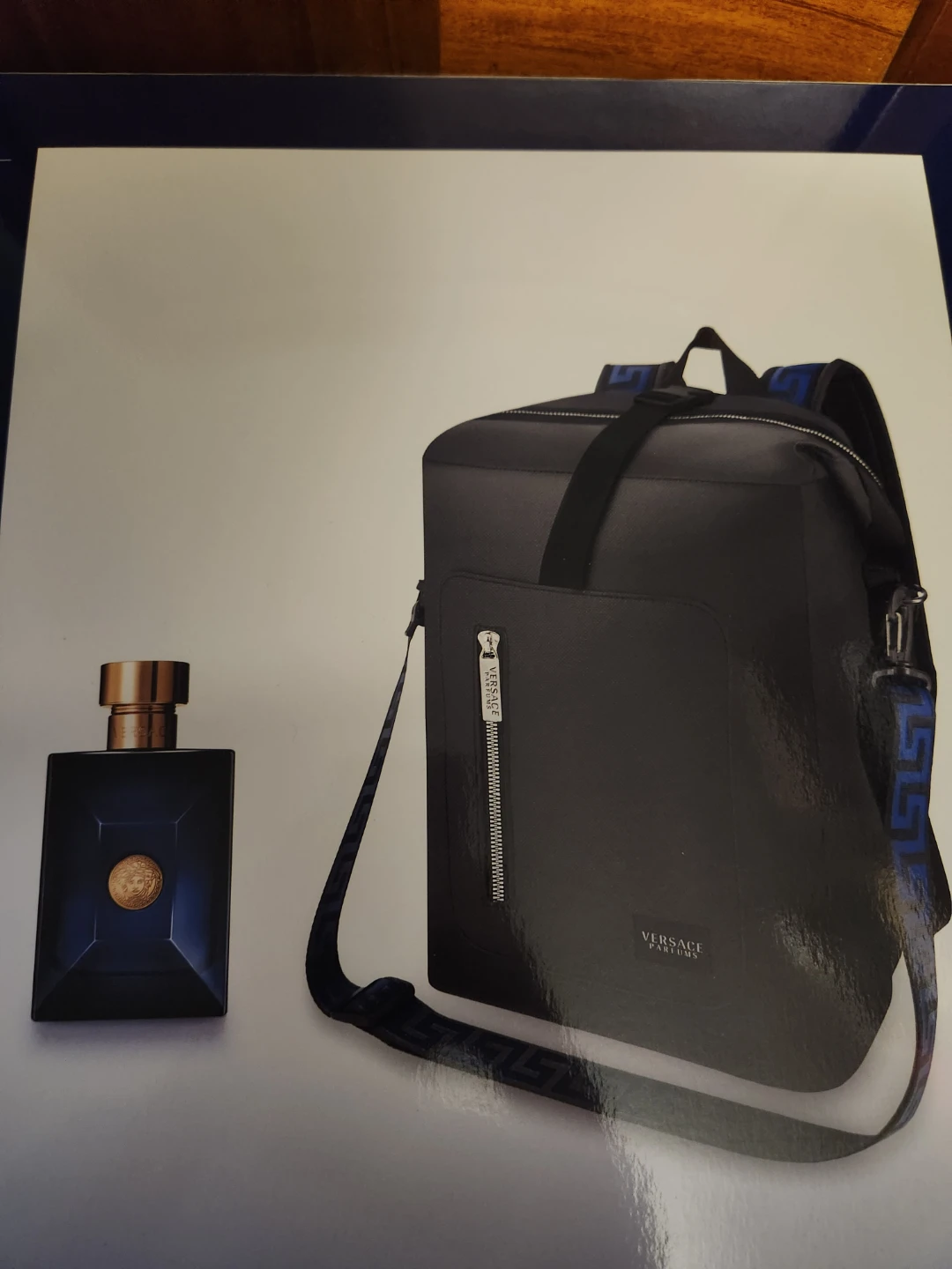 Versace Dylan Blue Cologne with Backpack