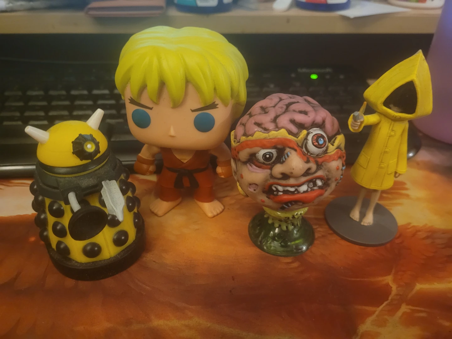 Funko Pop! Ken, Dalek, and Little Nightmares Figure