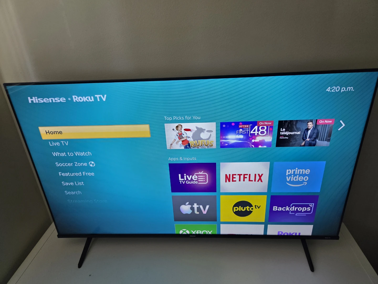 Hisense Roku 55" 4K TV - photo 2