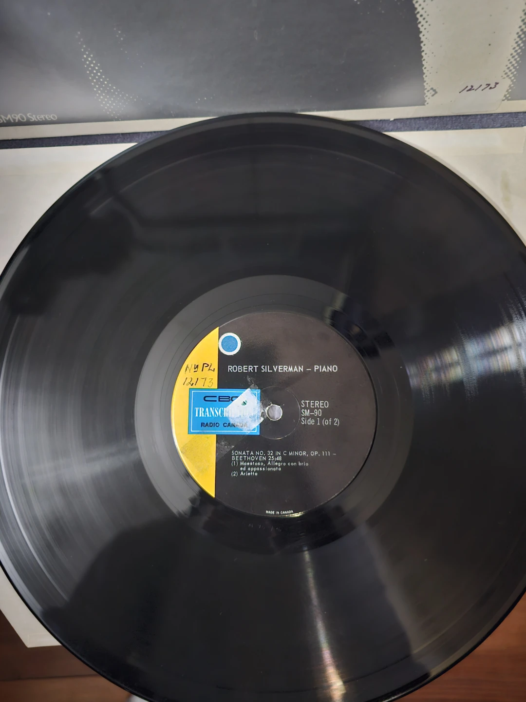 Robert Silverman CBC Transcription Piano Record SM-90 - photo 3