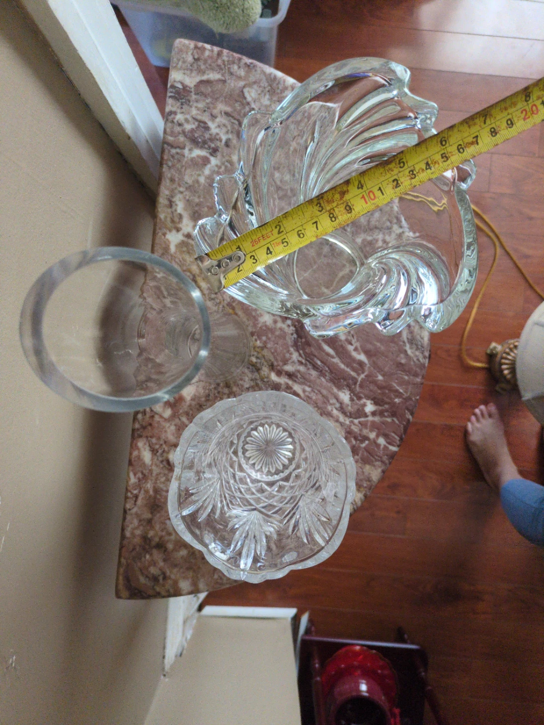 Set of 3 Crystal Vases - photo 5