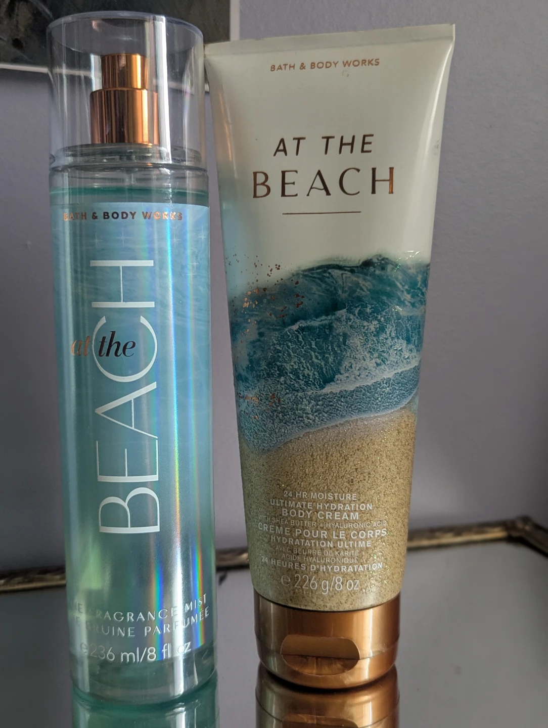 At The Beach spray and lotion set BBW bath body works