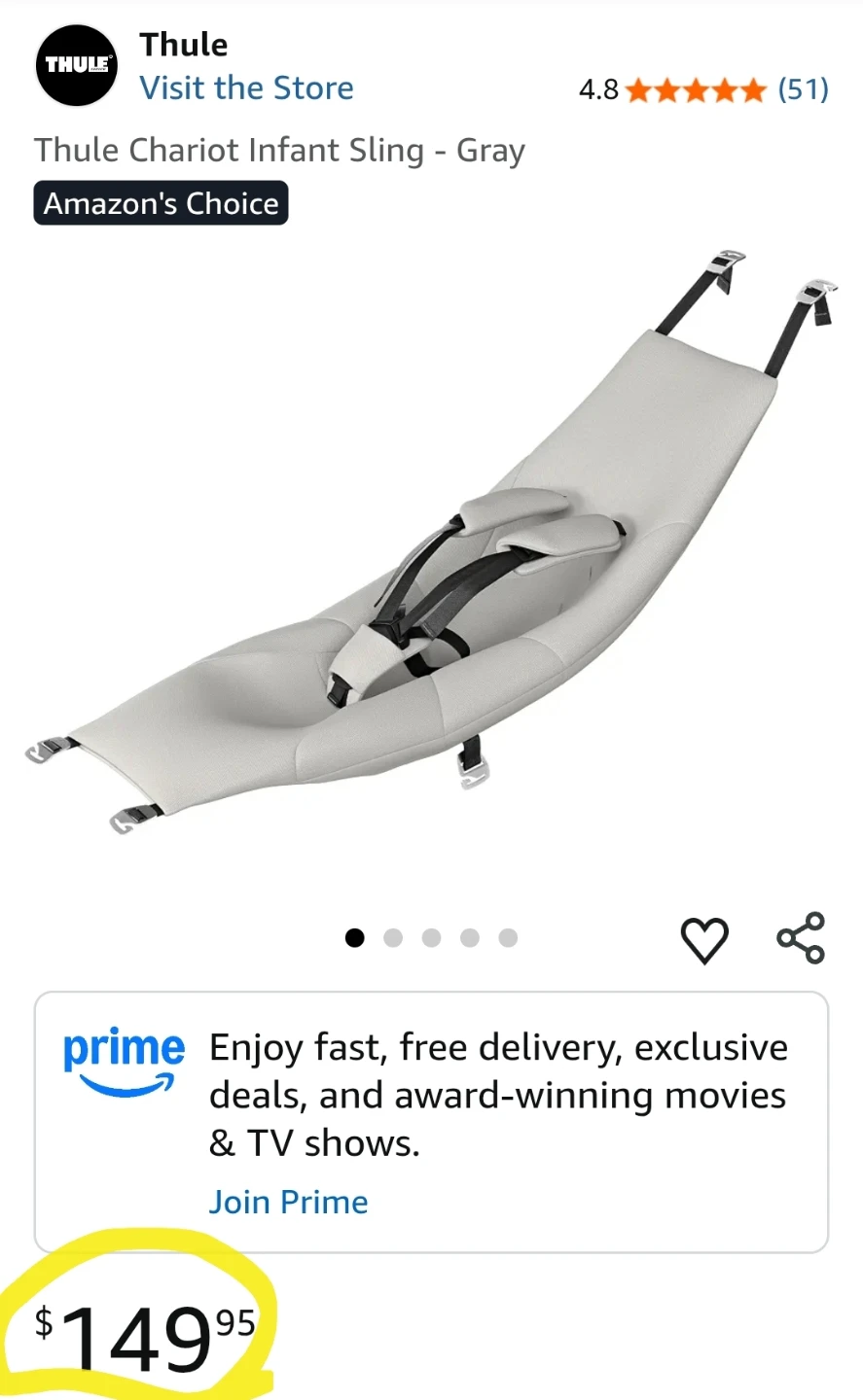 Thule Chariot Infant Sling - photo 4
