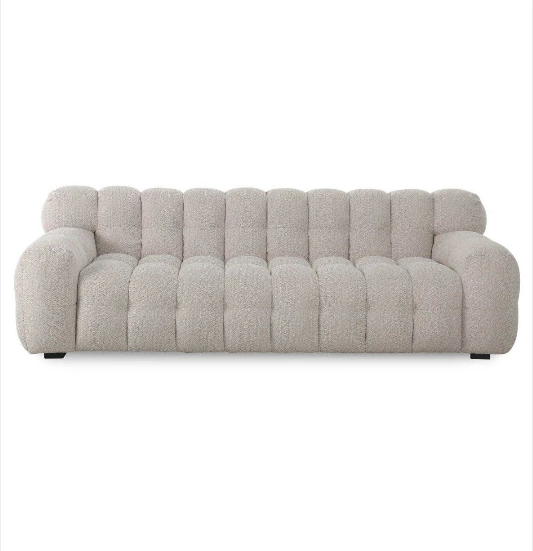 LH Home Contemporary Sofa - Natural Polyester - photo 2