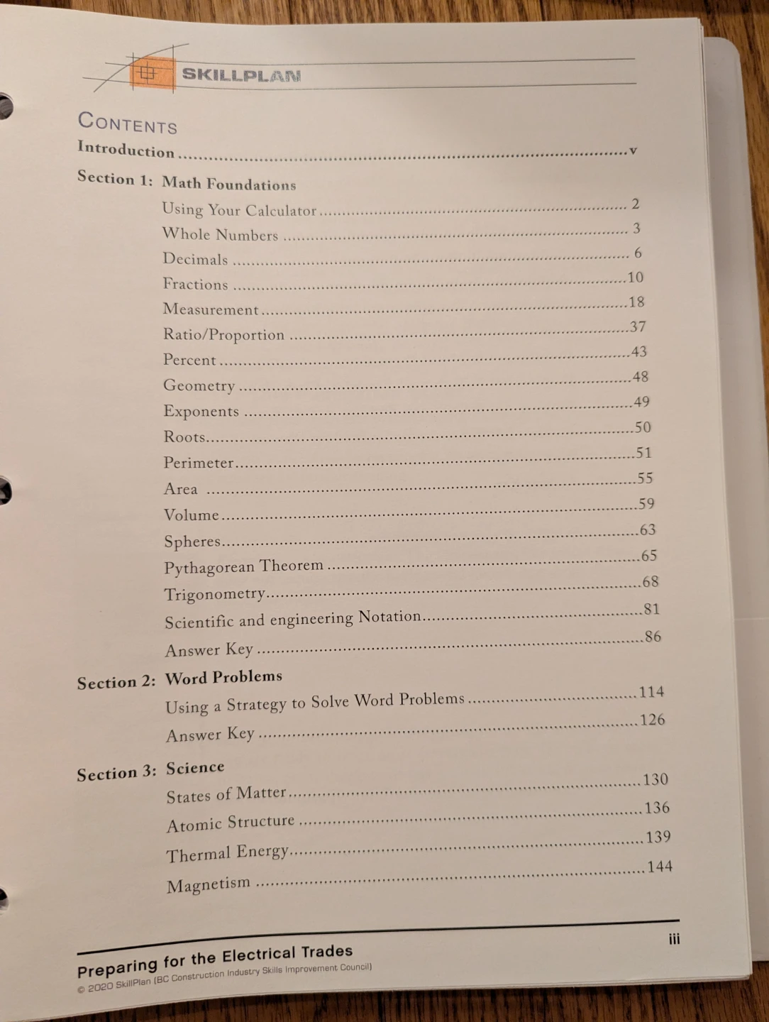 SkillPlan Preparing for the Electrical Trades Binder - photo 2