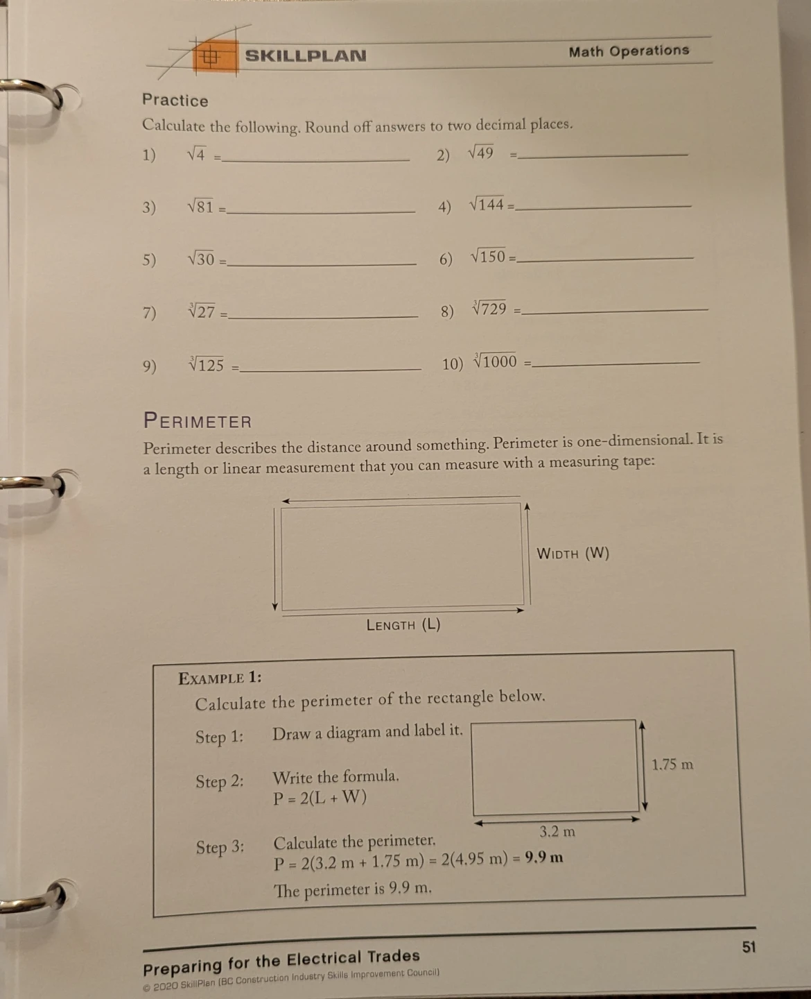 SkillPlan Preparing for the Electrical Trades Binder - photo 4