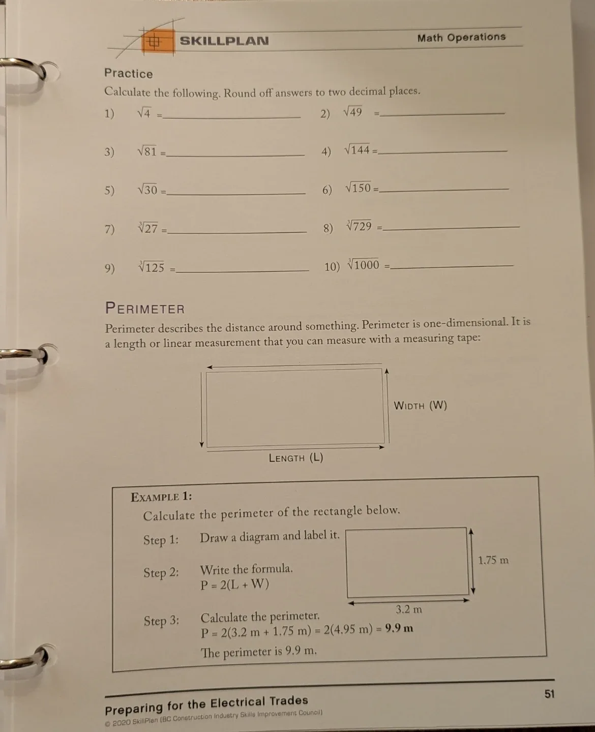 SkillPlan Preparing for the Electrical Trades Binder - photo 4