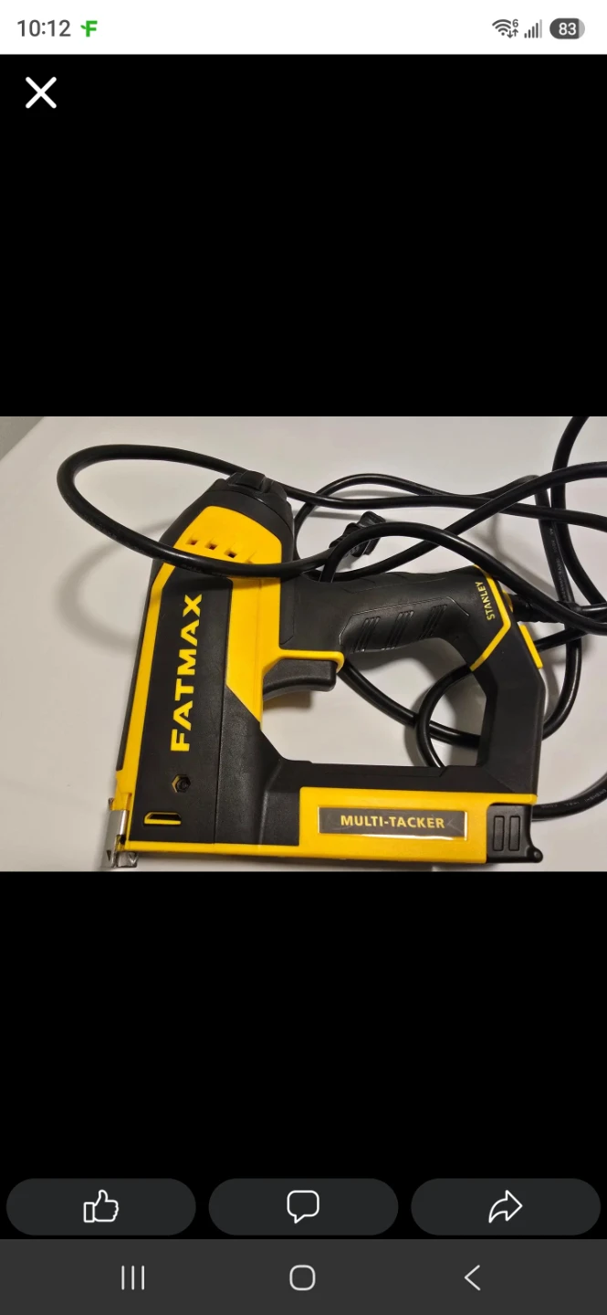 Stanley FatMax Multi-Tacker Electric Staple Gun