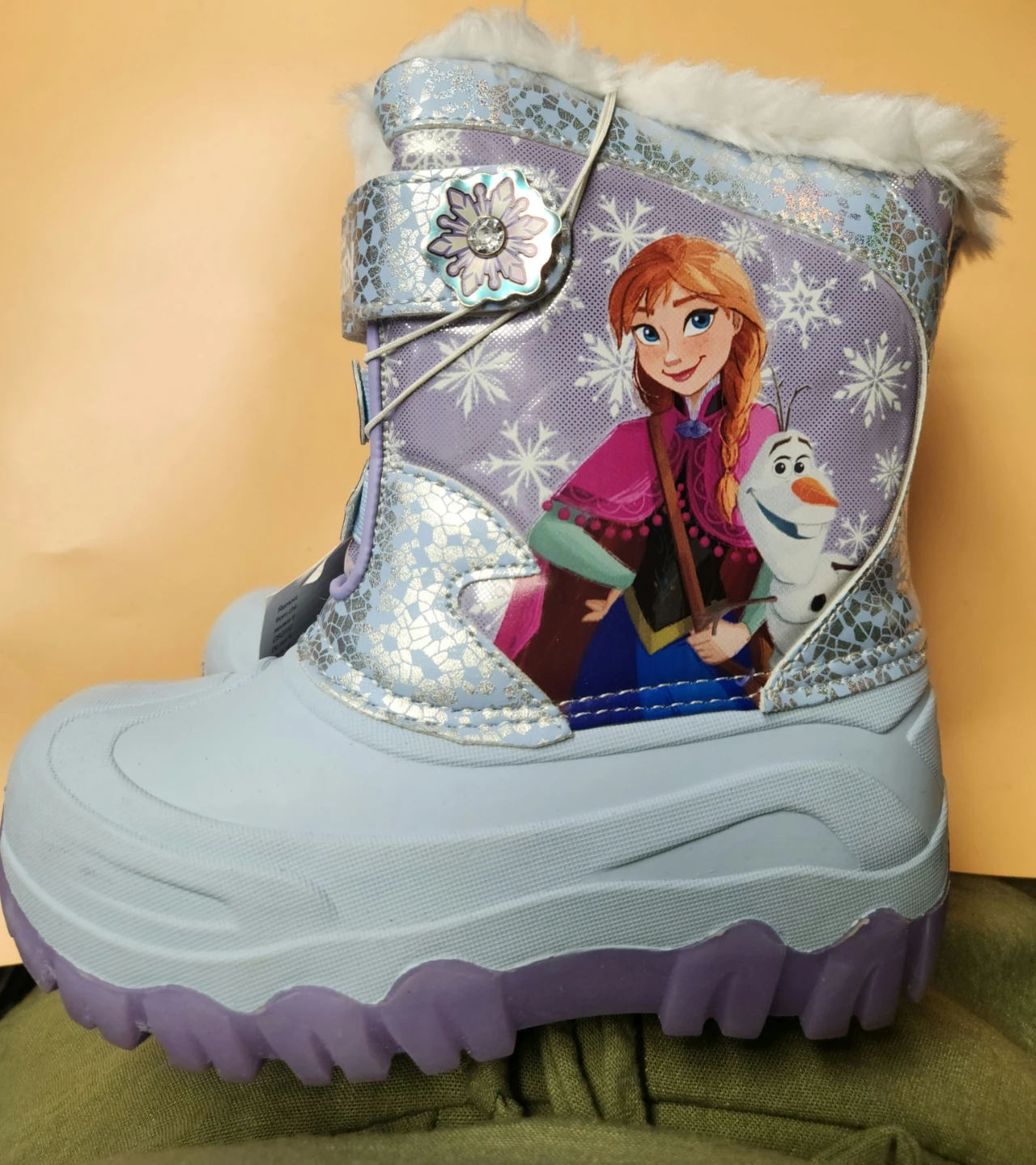 Disney Frozen Anna & Elsa Kids Winter Boots with Lights - photo 2