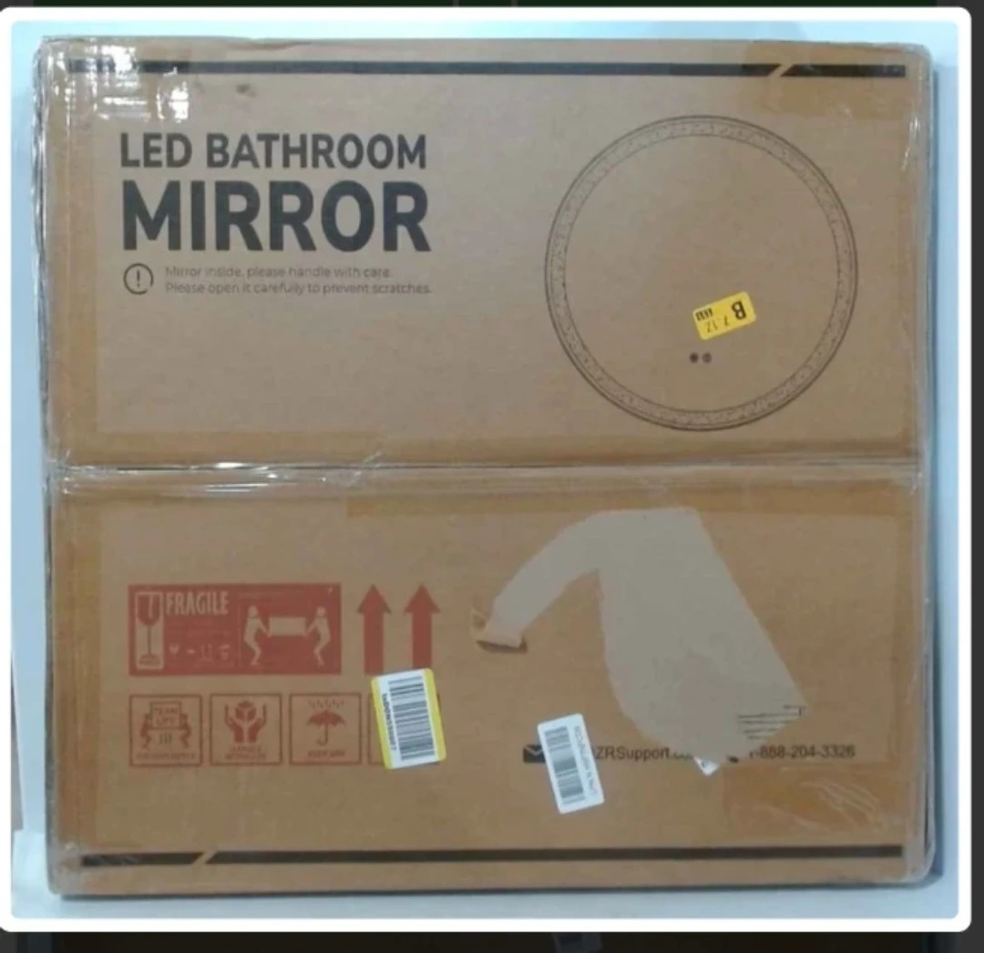TETOTE 24 Inch Round LED Mirror for Bath room - photo 3