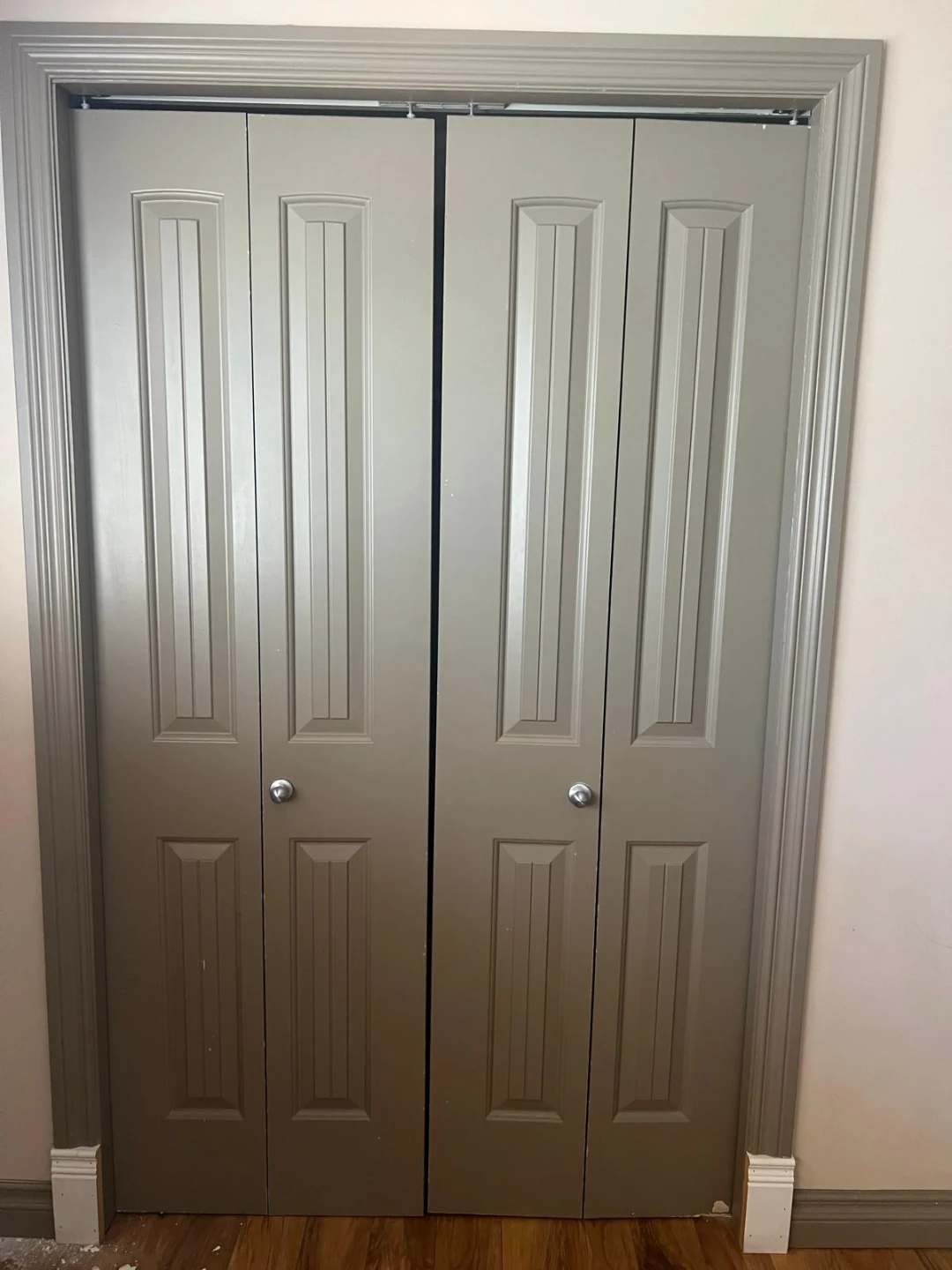 Used Closet Doors, room door and lights