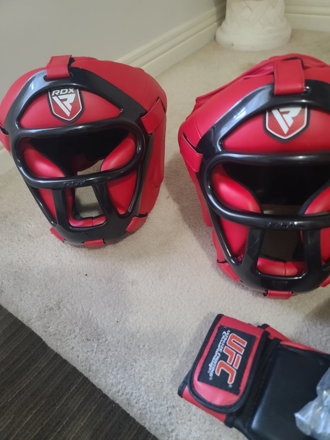 RDX & UFC Boxing Headgear and Gloves