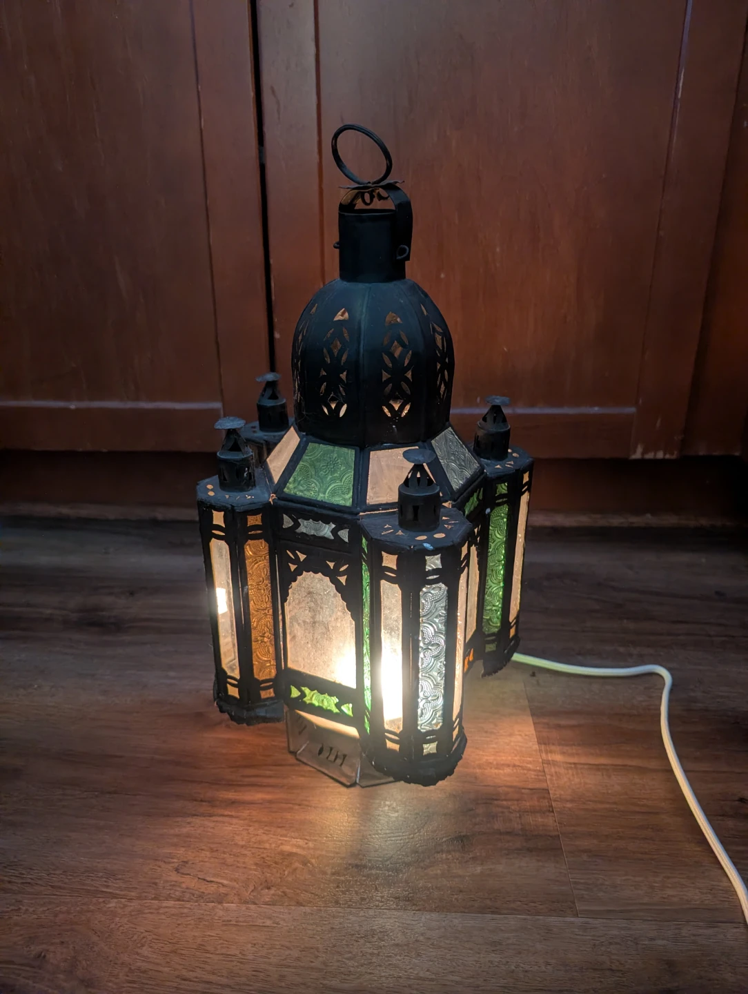 Handmade Turkish Stained Glass Lantern