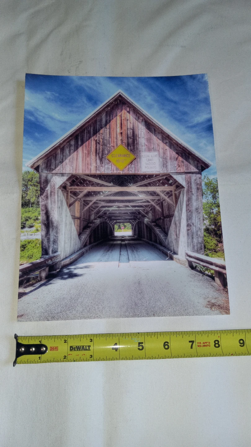 Art Print Photography Set - NYC & Covered Bridge