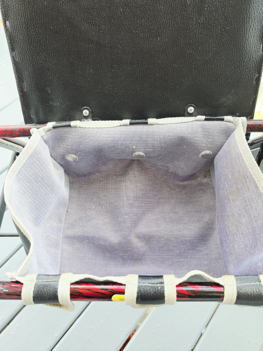 Red and Black Walker with Seat plus aluminum walker - photo 5