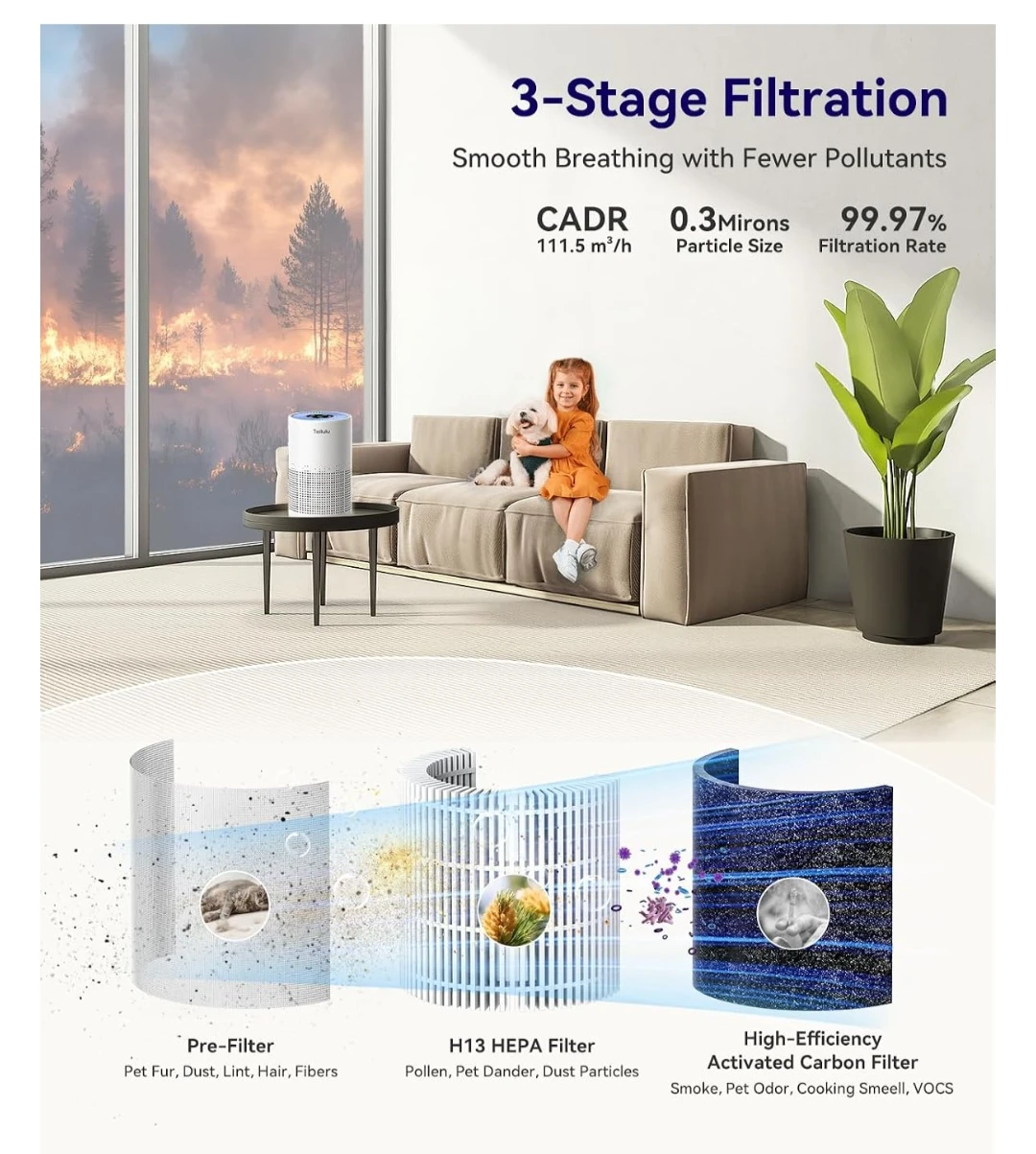 Tailulu AP050 Air Purifier - photo 5