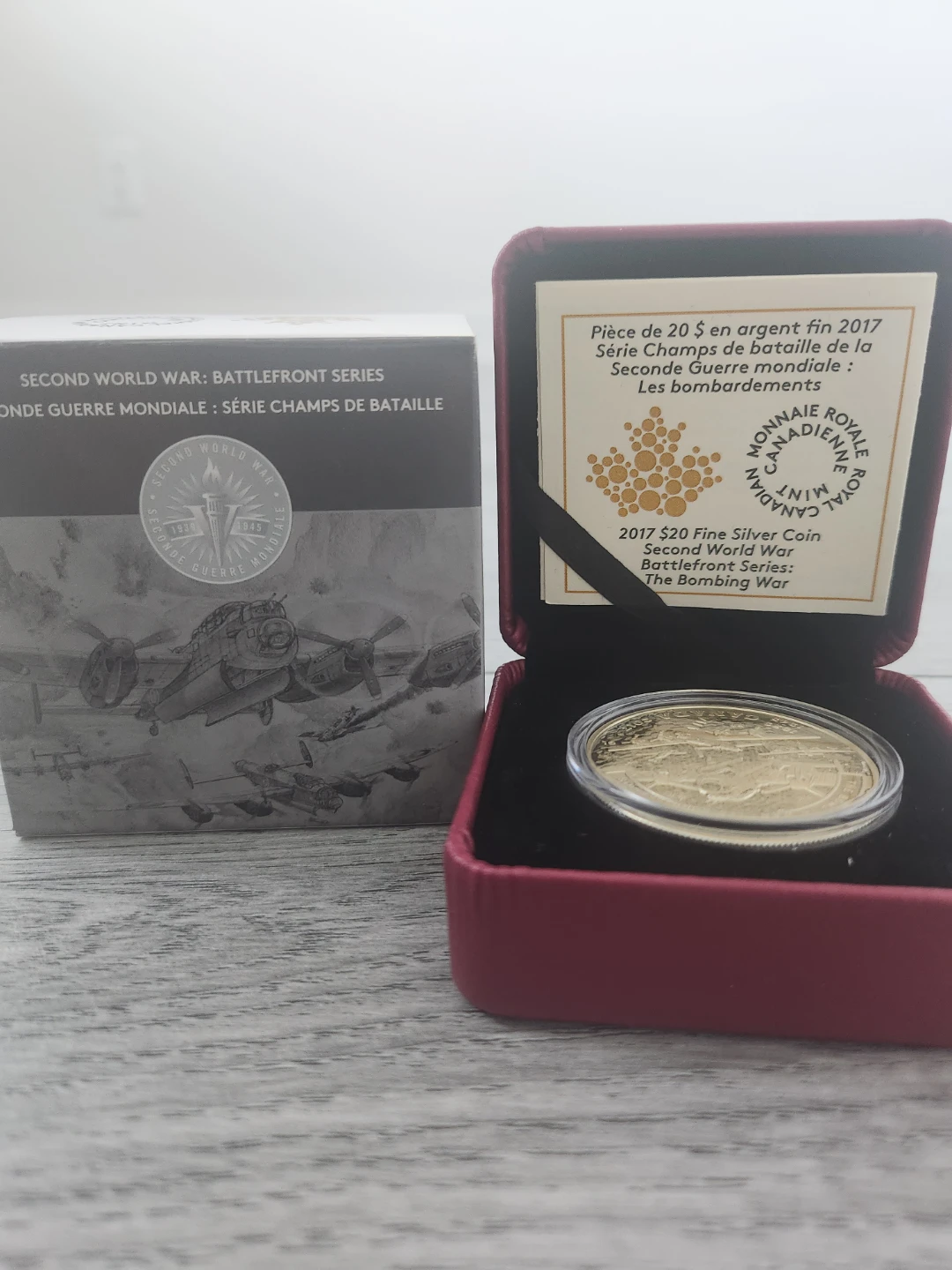 2017 $20 Fine Silver Coin - The Bombing War