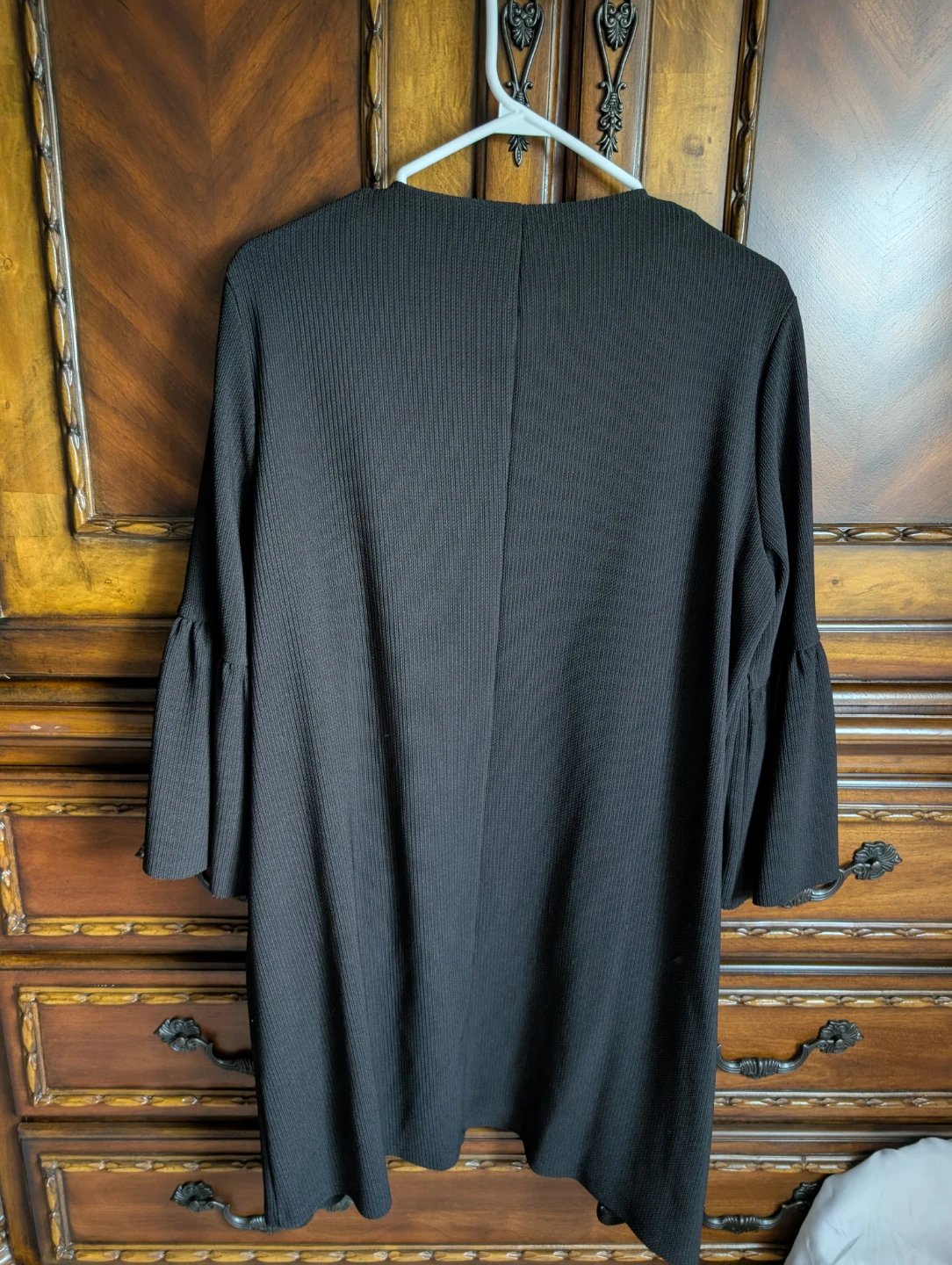 SHEIN Black Bell Sleeve Cardigan - photo 4