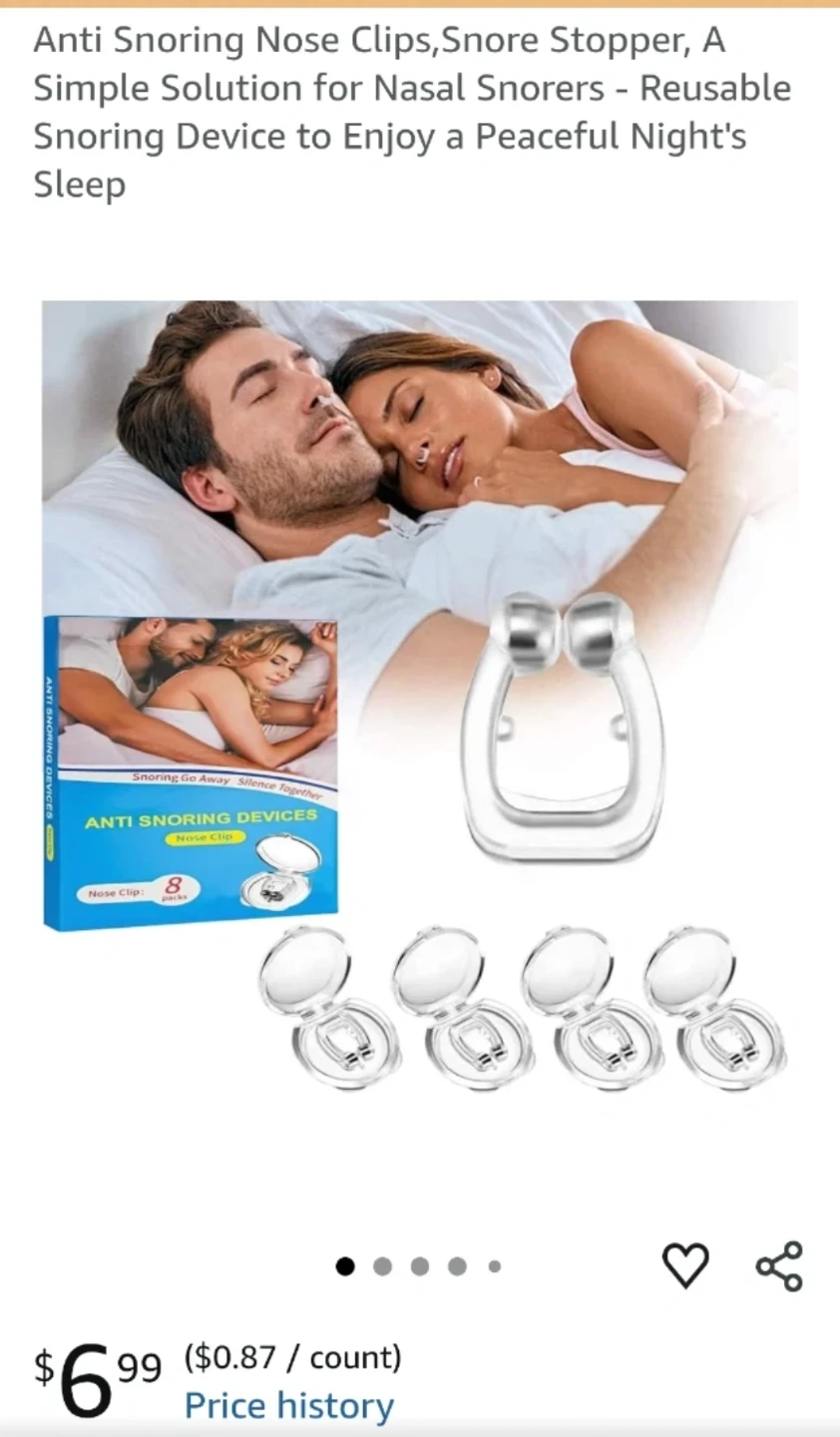 Anti Snoring Devices Nose Clips (4 Pack) - photo 2