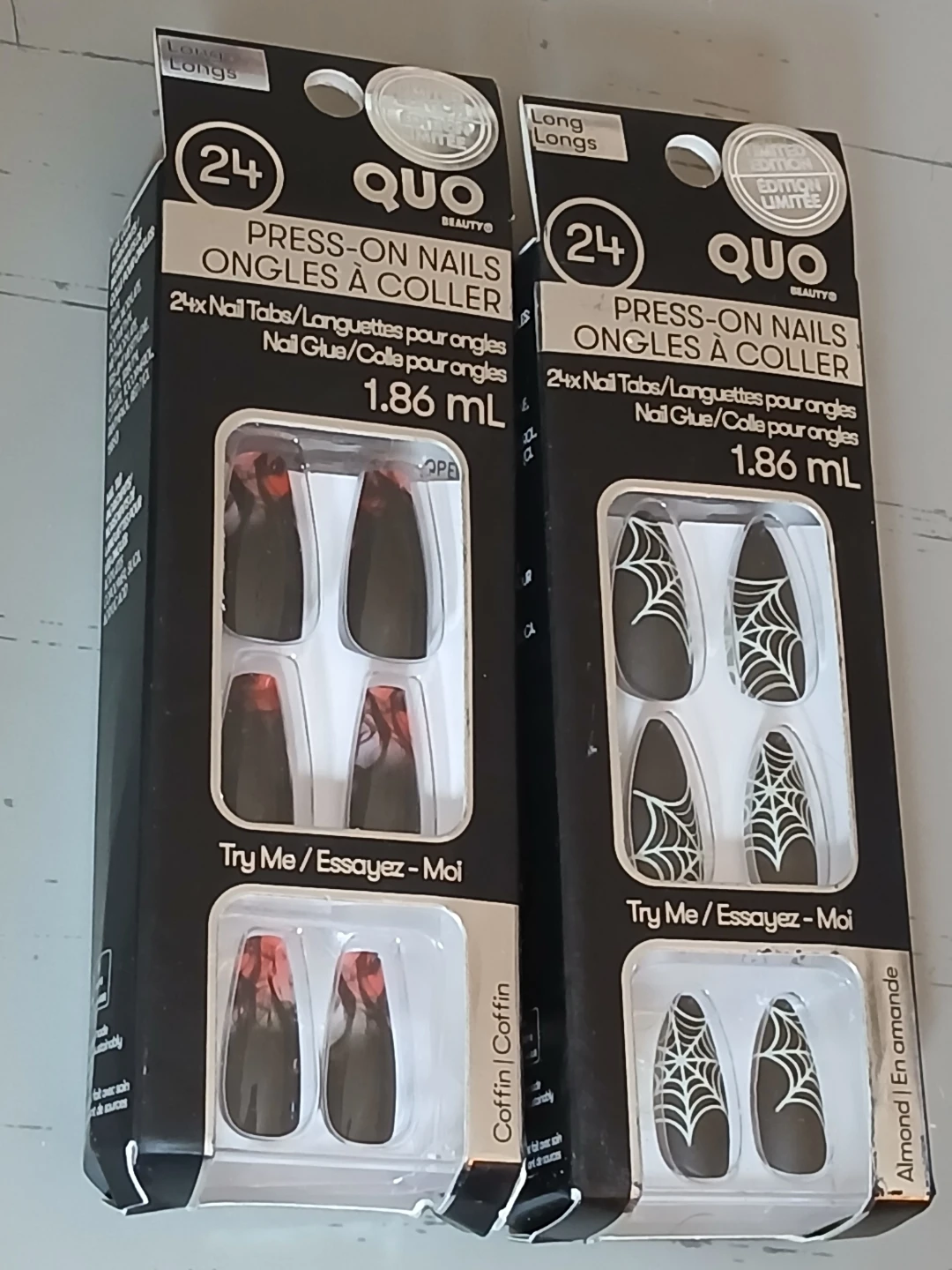 QUO Beauty Press-On Nails - Spiderweb & Coffin - photo 2