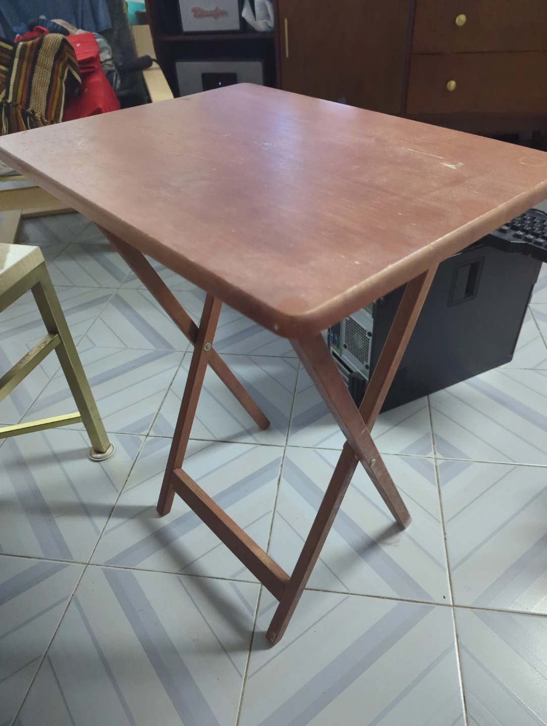 Wooden Folding Tray Table
