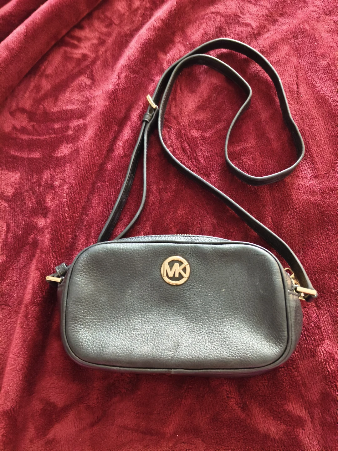 Michael Kors Black Leather mini Bag