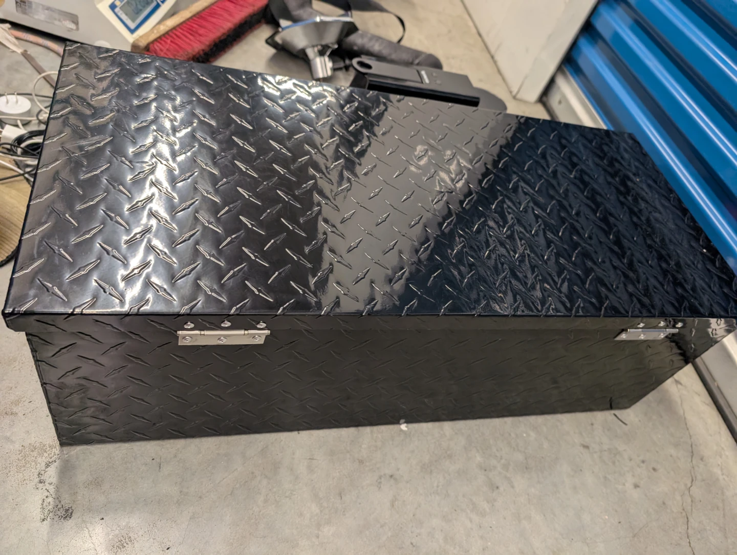 Black Diamond Plate Truck Box