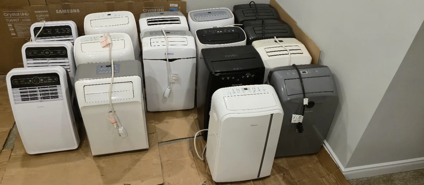 Like New. USED Portable air Conditioners. .Pick UP IN ALLISTON.
