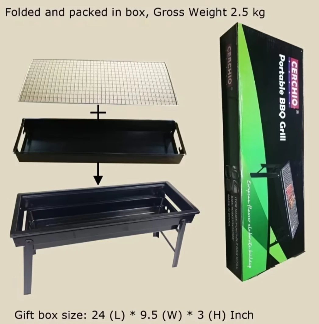Portable BBQ. Charcoal