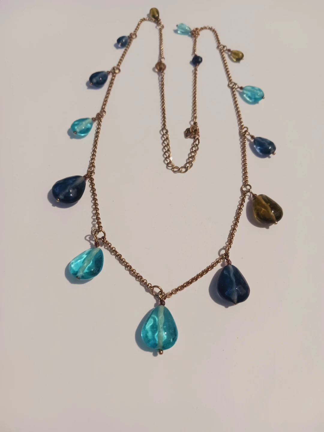 Teardrop Bead Charm Necklace - photo 3