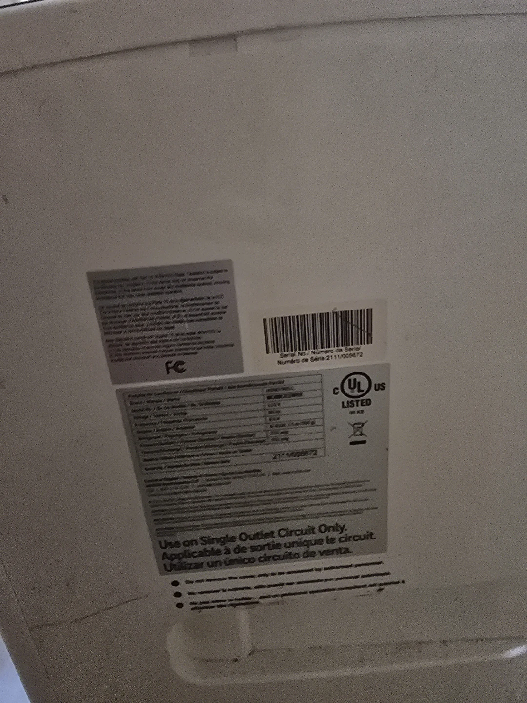 Honeywell Portable Air Conditioner - photo 3