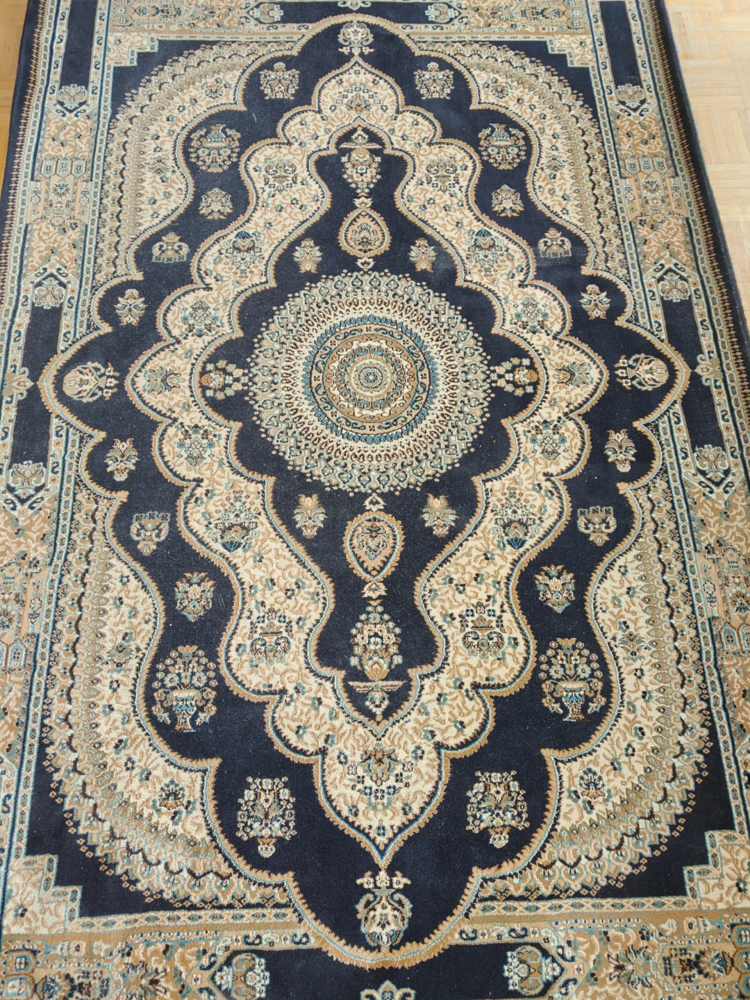 Dark blue   Area Rug moving sale - photo 2