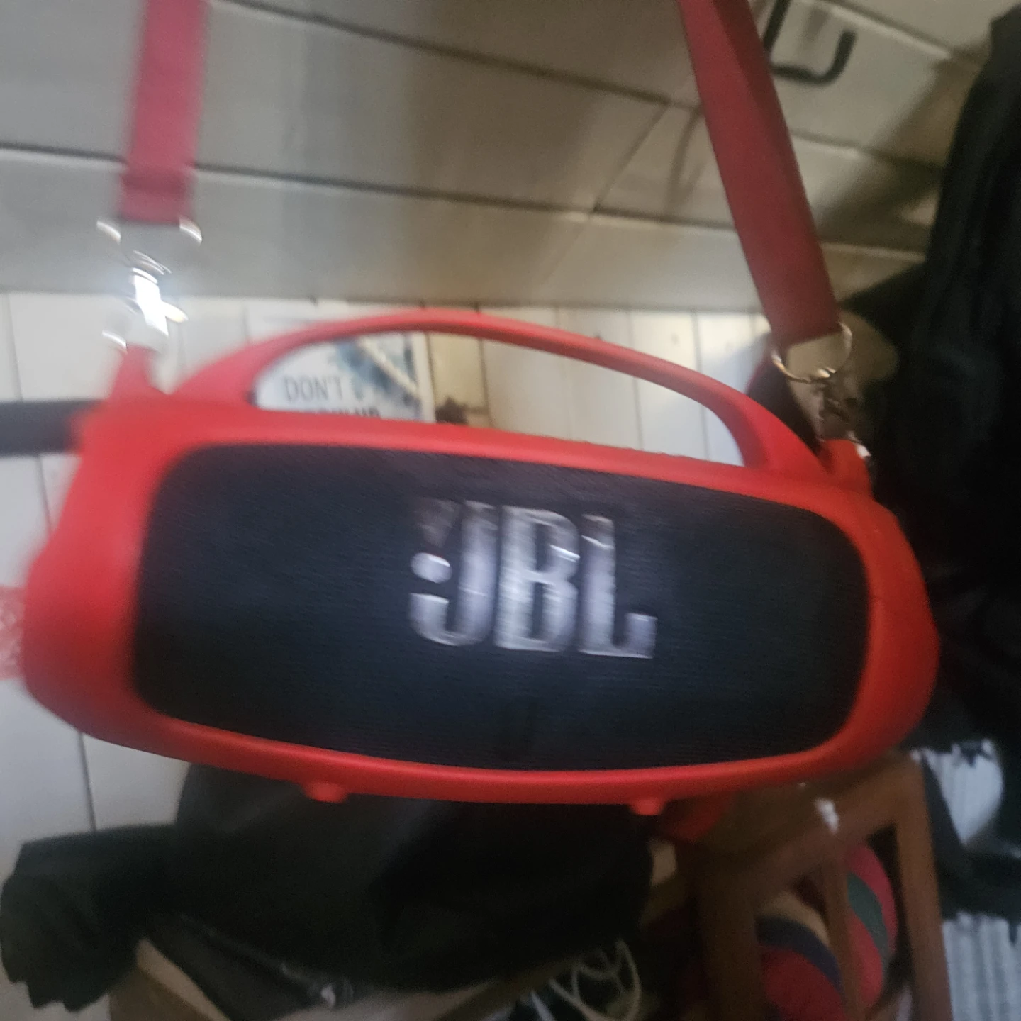 Red JBL Portable Speaker
