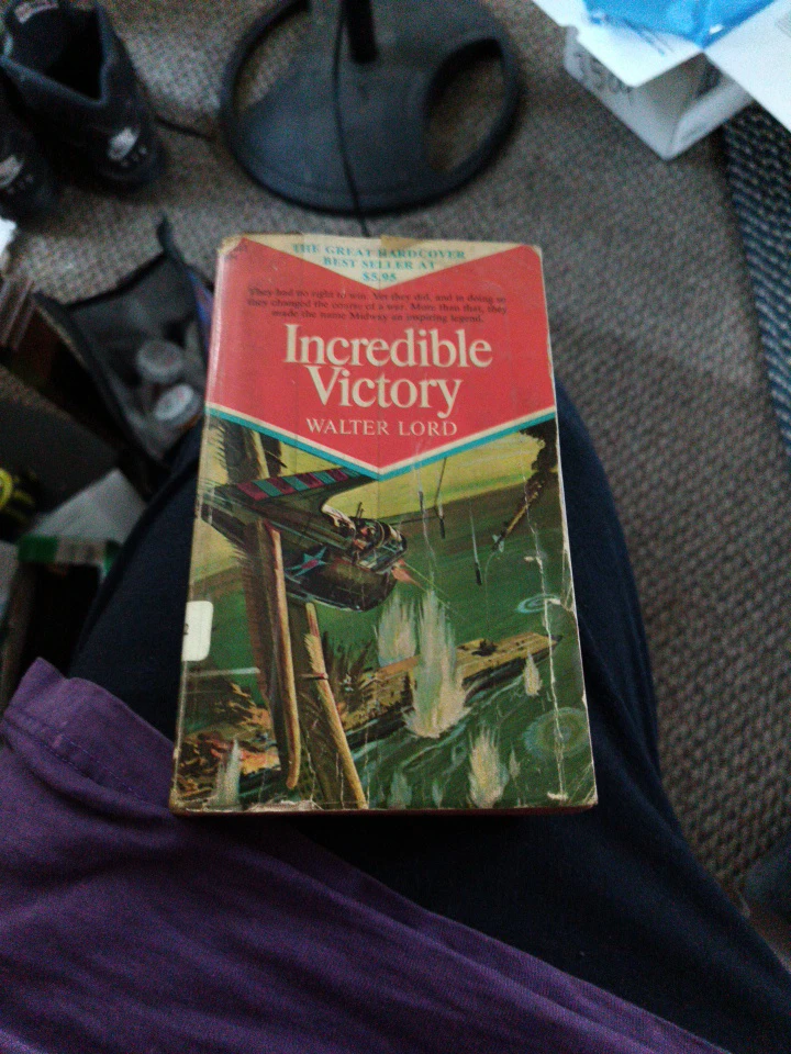 Old Book Incredible Victory  ! The Battle of Midway 1968