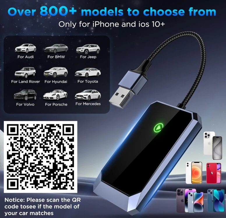 Wireless CarPlay Adapter for iPhone - photo 2